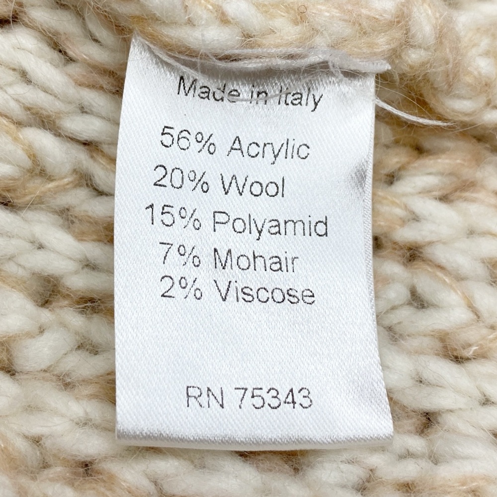 Cocogio Wool & Mohair Blend Chunky Knit Sleeveless Open Front Long Cardigan - Picture 6 of 7